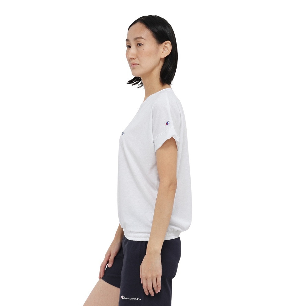チャンピオン（CHAMPION）（レディース）REPEL MESH JERSEY 半袖Tシャツ CW-BS306 010