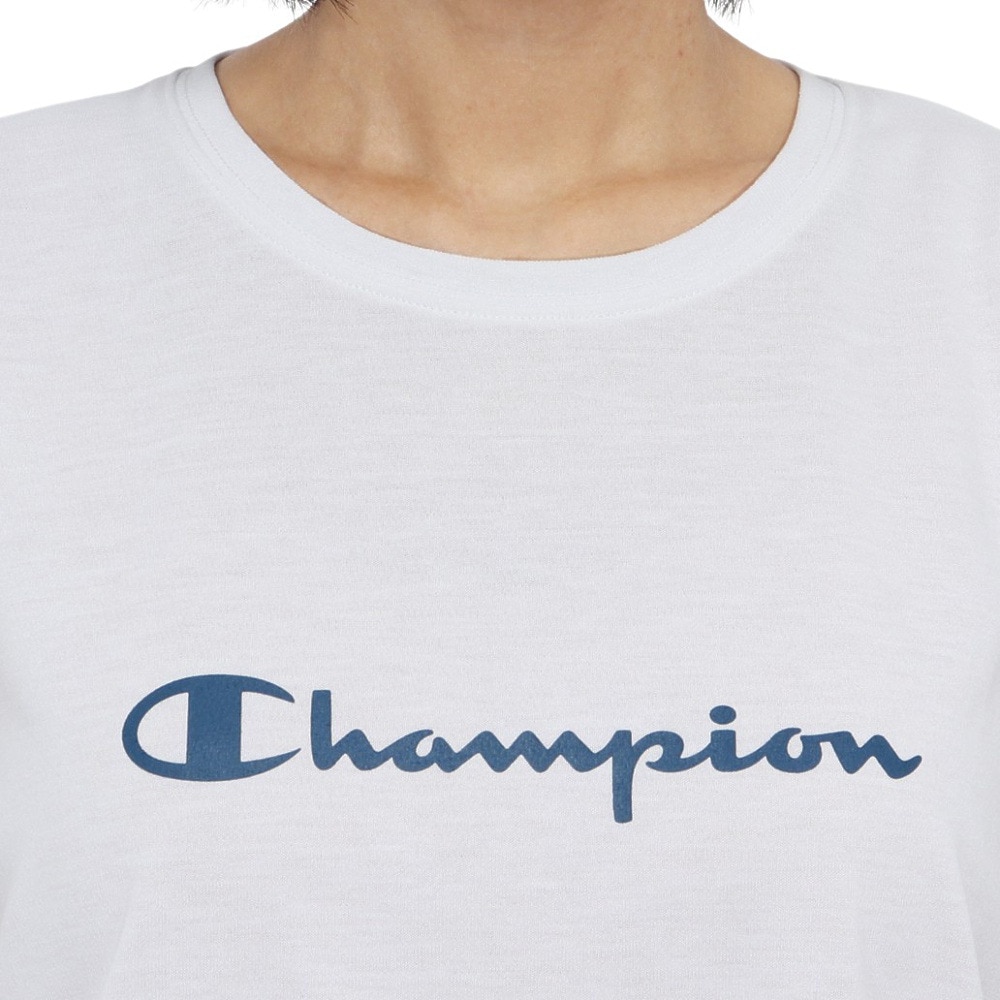チャンピオン（CHAMPION）（レディース）REPEL MESH JERSEY 半袖Tシャツ CW-BS306 010