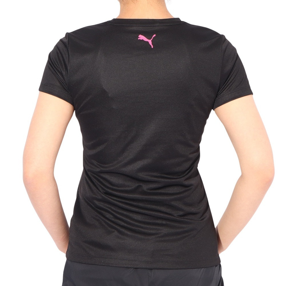 プーマ（PUMA）（レディース）ESS CHM ロゴ半袖Tシャツ 686922 01 BLK