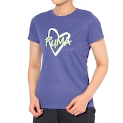 (レディース)ESS CHM ロゴ半袖Tシャツ 686922 46 BGRY