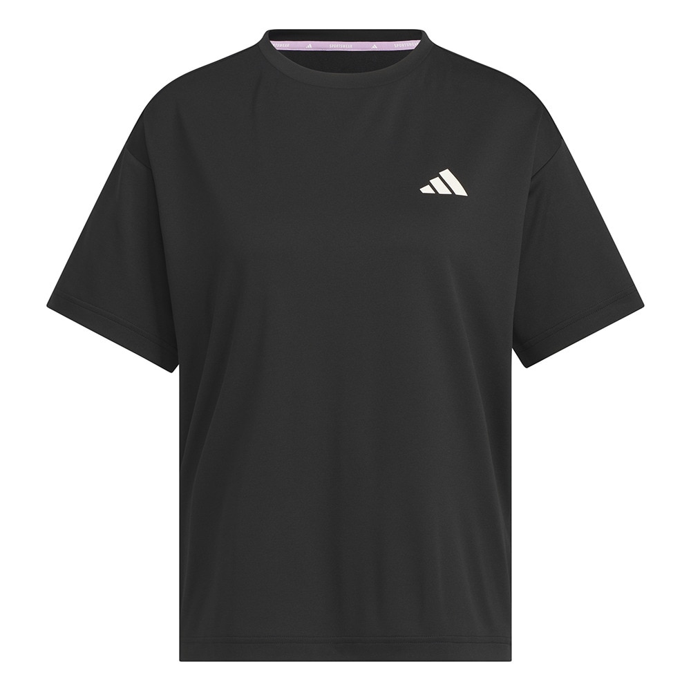 アディダス（adidas）（レディース）カラット グラフィック ルーズフィット半袖Tシャツ TV400-JY9133
