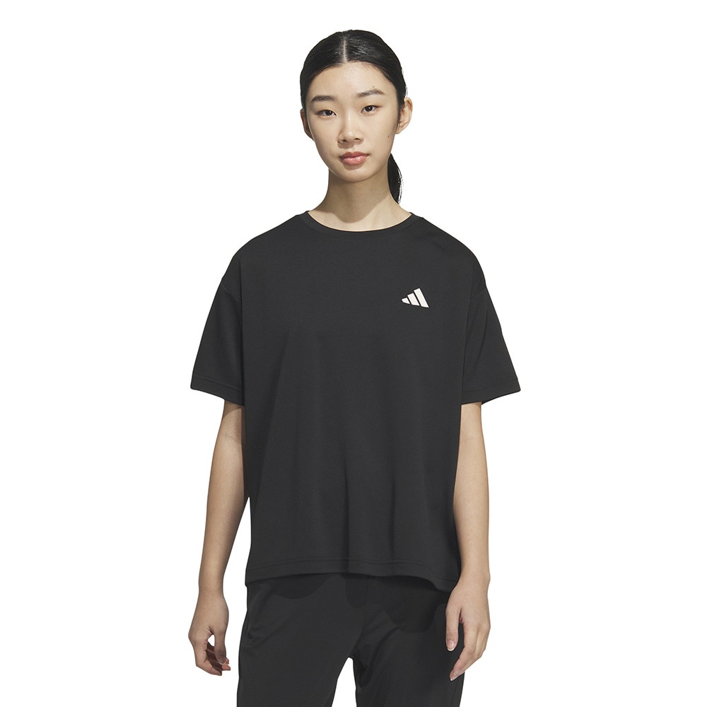 アディダス（adidas）（レディース）カラット グラフィック ルーズフィット半袖Tシャツ TV400-JY9133