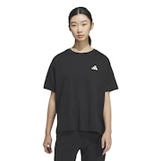 (レディース)カラット グラフィック ルーズフィット半袖Tシャツ TV400-JY9133