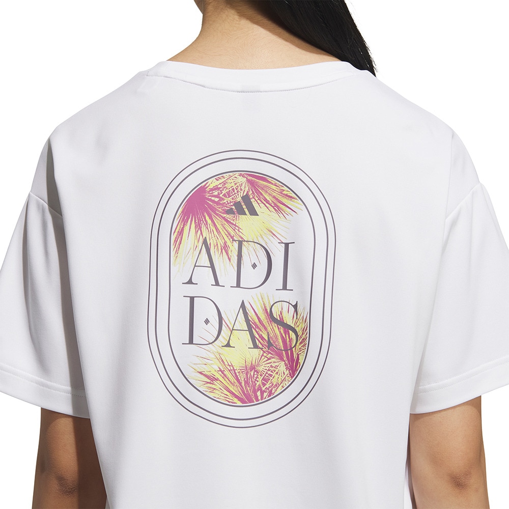 アディダス（adidas）（レディース）カラット グラフィック ルーズフィット半袖Tシャツ TV400-JY9176