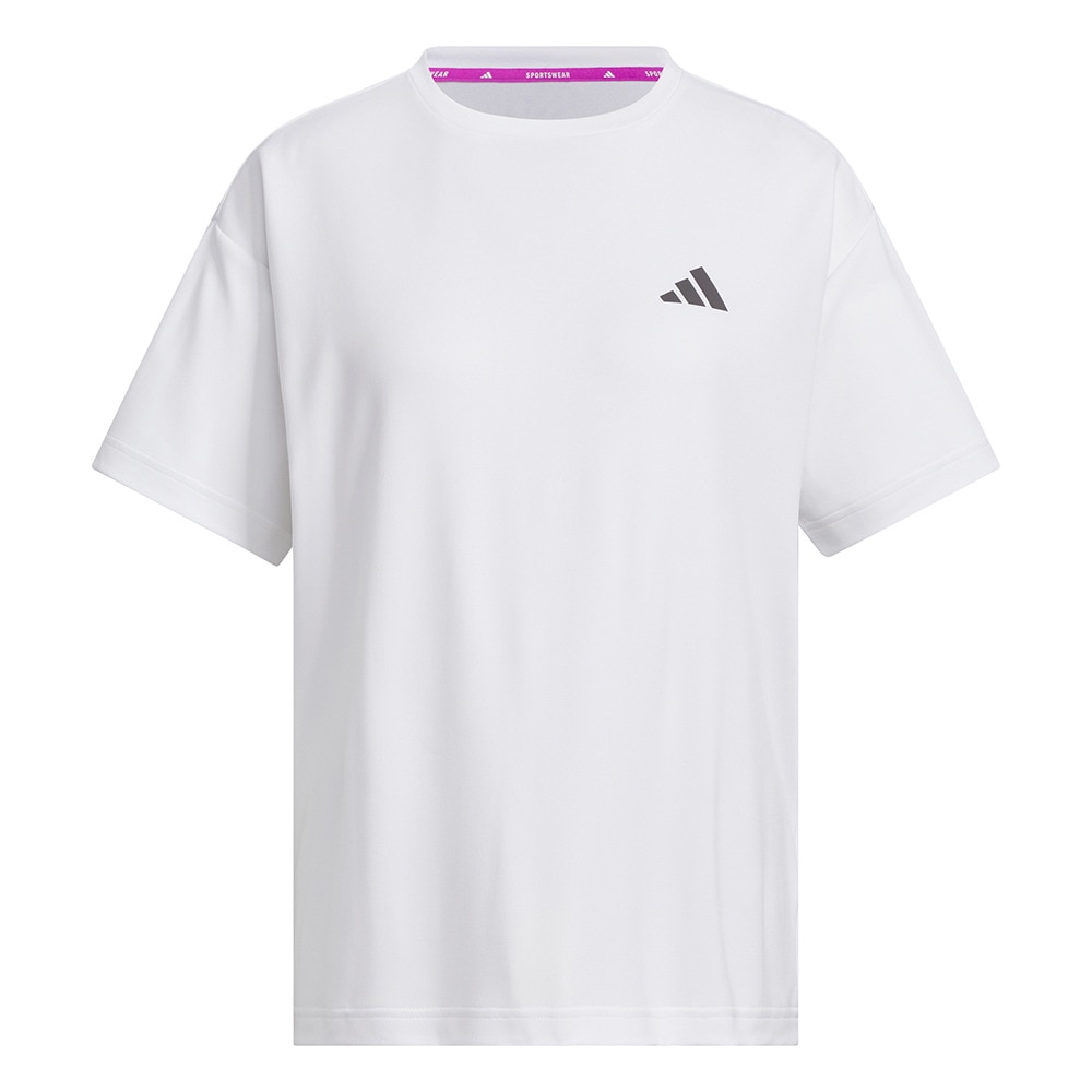 アディダス（adidas）（レディース）カラット グラフィック ルーズフィット半袖Tシャツ TV400-JY9176
