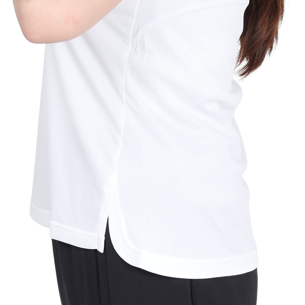 アディダス（adidas）（レディース）AEROREADY デザインド トゥ ムーブ 3ストライプス スポーツ半袖Tシャツ 28838-GL3812