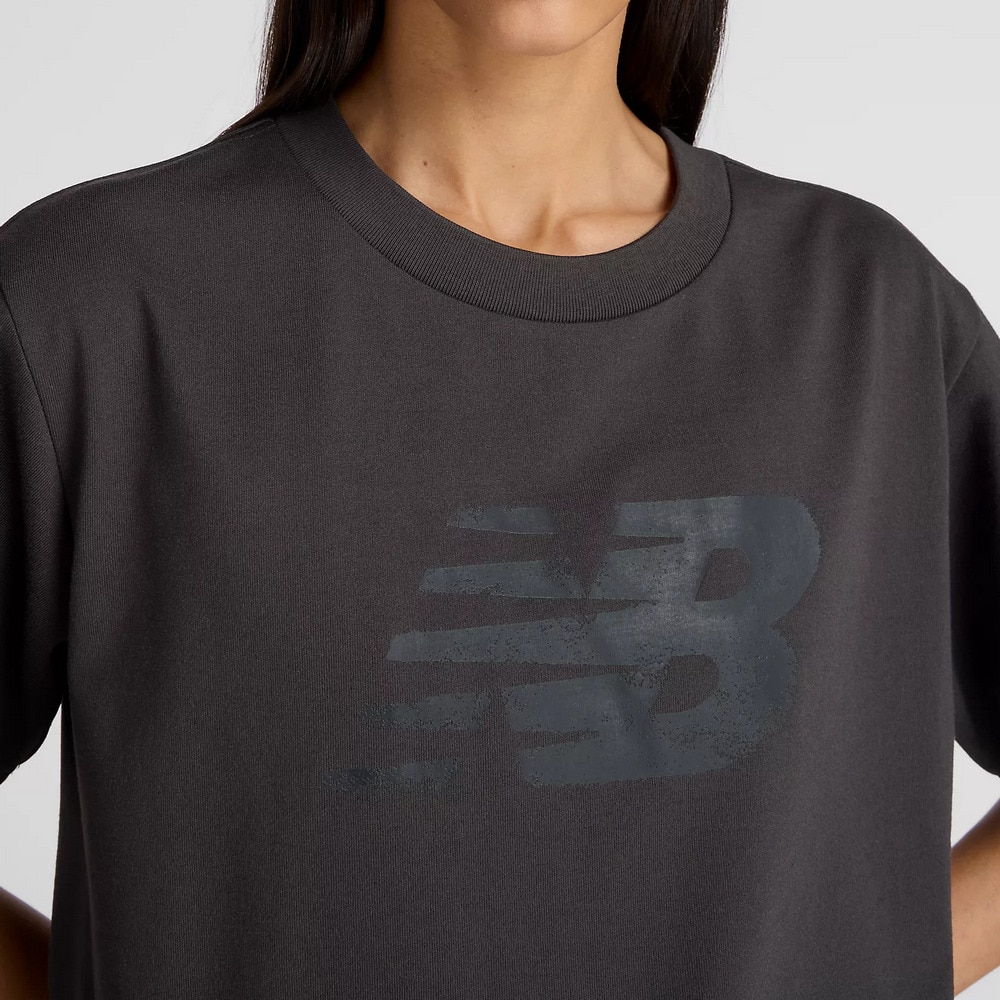 ニューバランス（new balance）（レディース）リラックス半袖Tシャツ AWT53170BLK