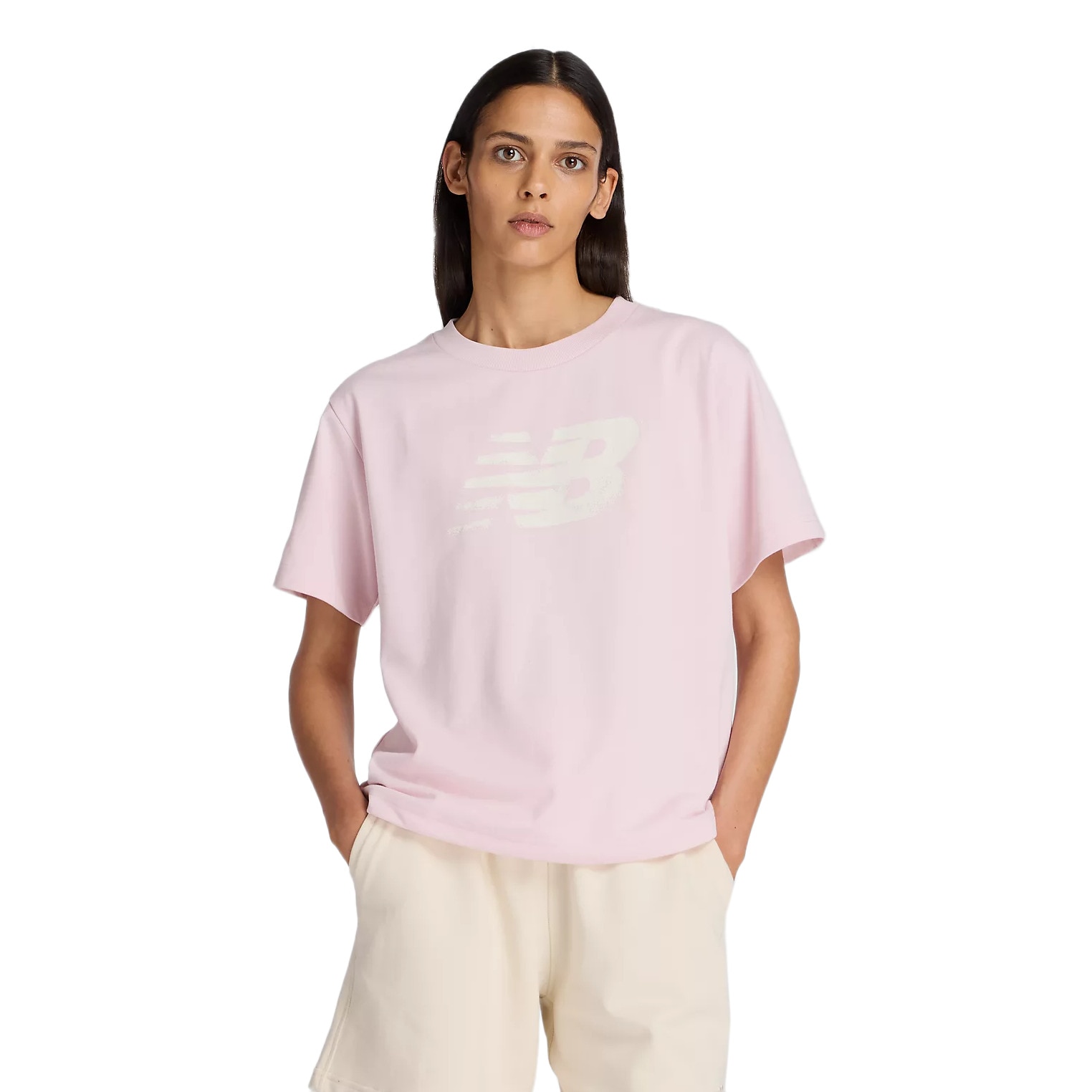 ニューバランス（new balance）（レディース）リラックス半袖Tシャツ AWT53170RSG