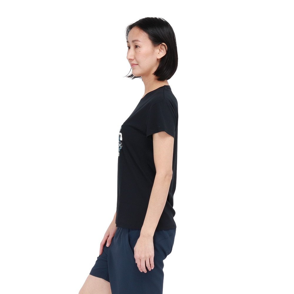 ジローム（GIRAUDM）（レディース）ドライプラスクール シャインブロックUV AURA 半袖Tシャツ CT6S0026-TR864-GRSD NVY