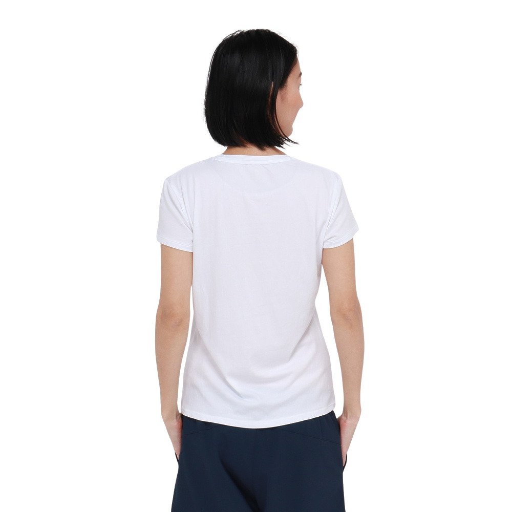 ジローム（GIRAUDM）（レディース）ドライプラスクール シャインブロックUV AURA 半袖Tシャツ CT6S0026-TR864-GRSD WHT