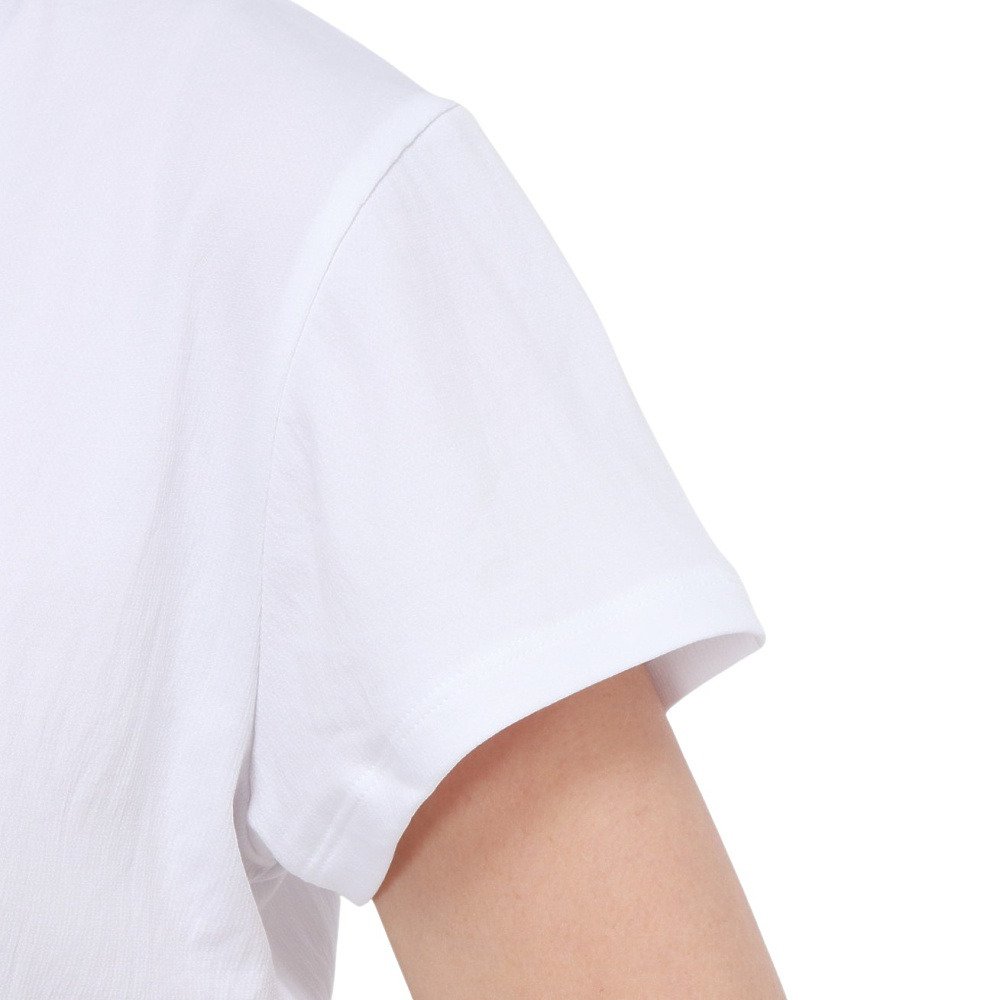 ジローム（GIRAUDM）（レディース）ドライプラスクール シャインブロックUV AURA 半袖Tシャツ CT6S0026-TR864-GRSD WHT