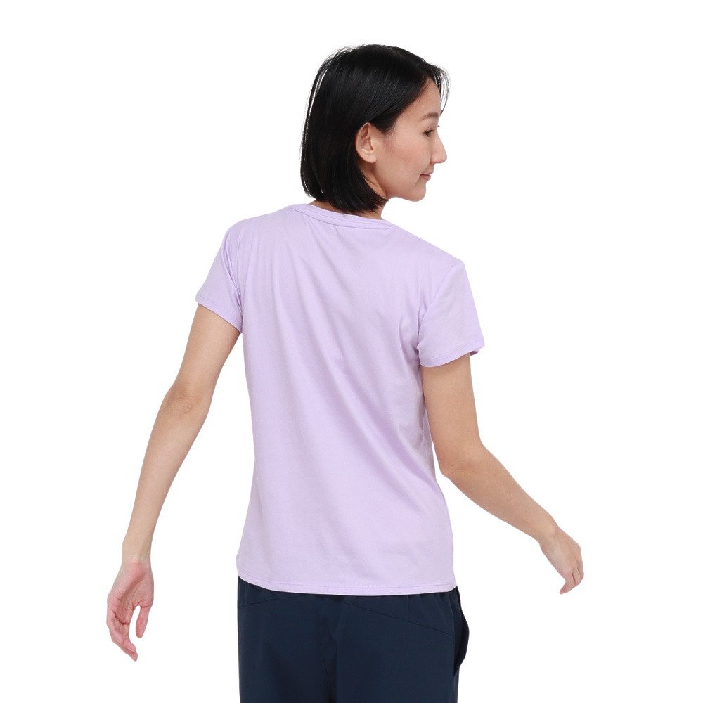 ジローム（GIRAUDM）（レディース）ドライプラスクール シャインブロックUV GEOGRACE 半袖Tシャツ CT6S0027-TR864-GRSD LAV