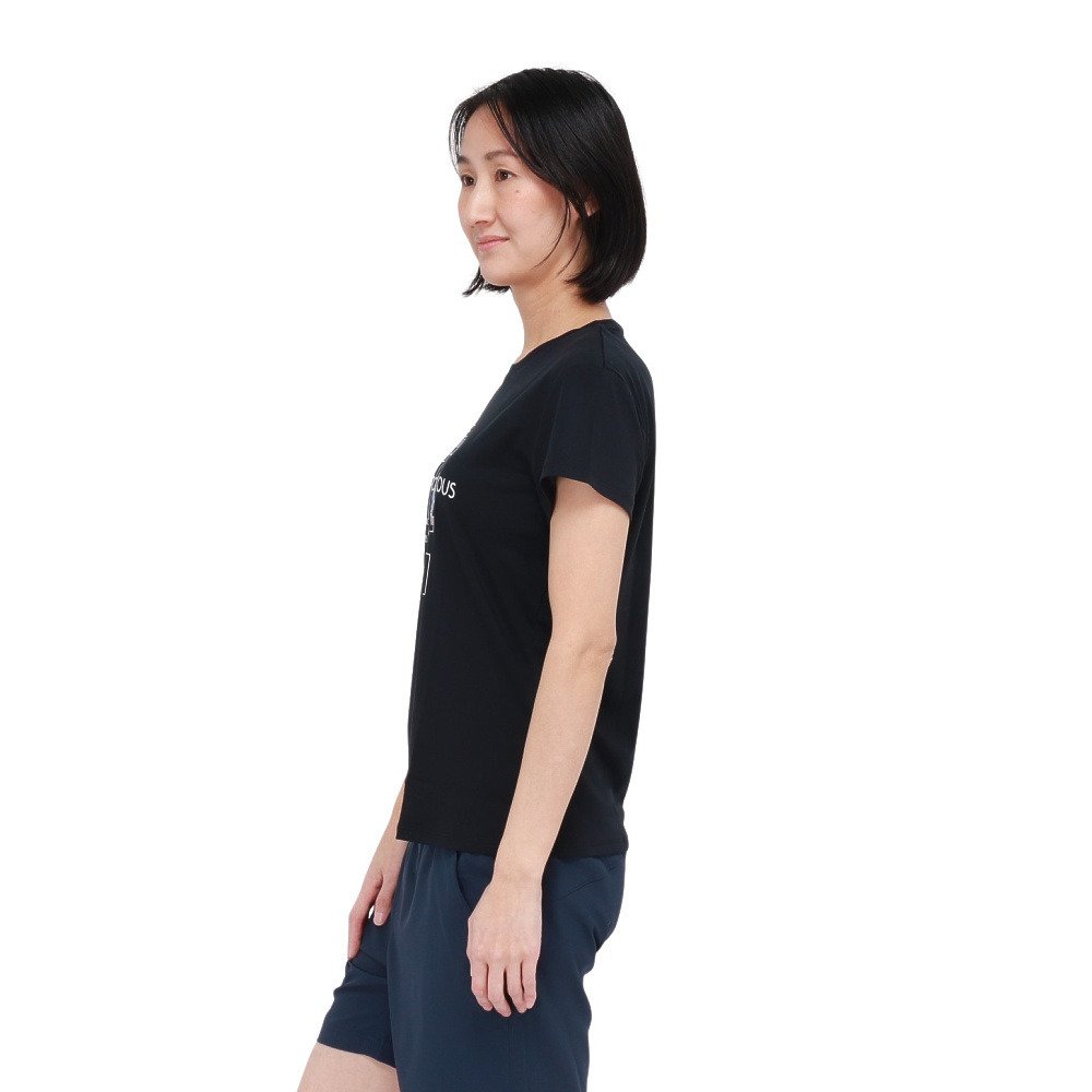 ジローム（GIRAUDM）（レディース）ドライプラスクール シャインブロックUV GEOGRACE 半袖Tシャツ CT6S0027-TR864-GRSD NVY