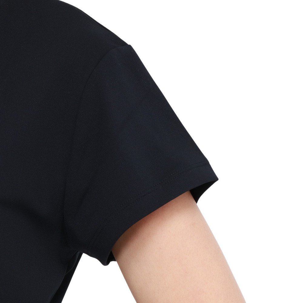 ジローム（GIRAUDM）（レディース）ドライプラスクール シャインブロックUV GEOGRACE 半袖Tシャツ CT6S0027-TR864-GRSD NVY