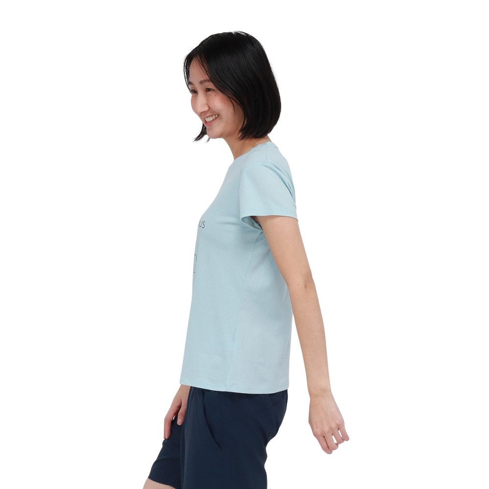 ジローム（GIRAUDM）（レディース）ドライプラスクール シャインブロックUV GEOGRACE 半袖Tシャツ CT6S0027-TR864-GRSD SAX