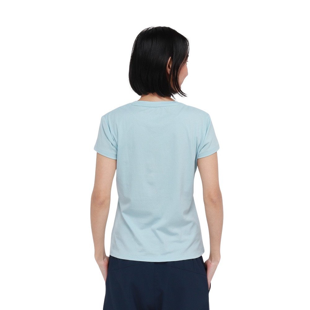 ジローム（GIRAUDM）（レディース）ドライプラスクール シャインブロックUV GEOGRACE 半袖Tシャツ CT6S0027-TR864-GRSD SAX