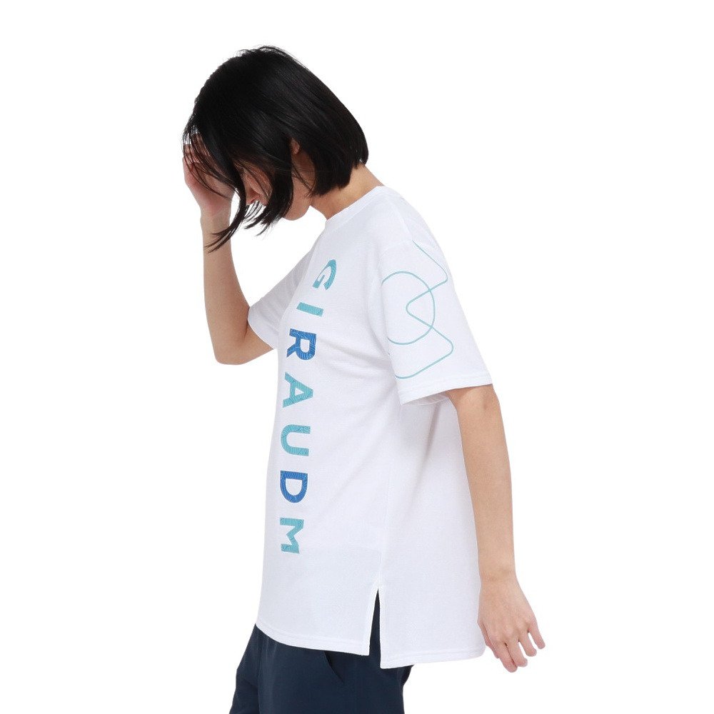 ジローム（GIRAUDM）（レディース）ドライプラスクール シャインブロック スループラス UV VERTICAL CT6S0028-TR864-GRSD WHT