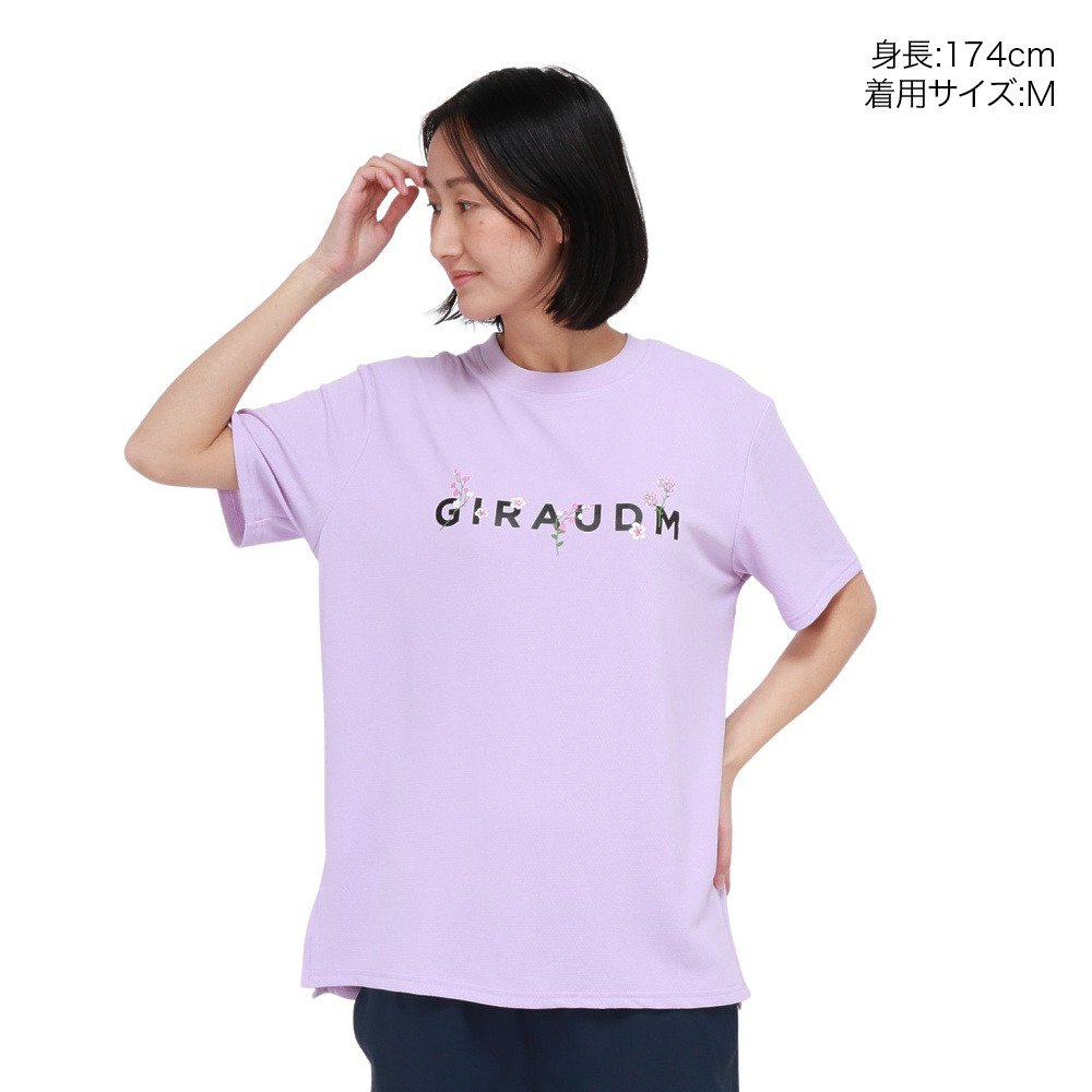 ジローム（GIRAUDM）（レディース）ドライプラスクール シャインブロック スループラス UV BLOOM CT6S0029-TR864-GRSD LAV