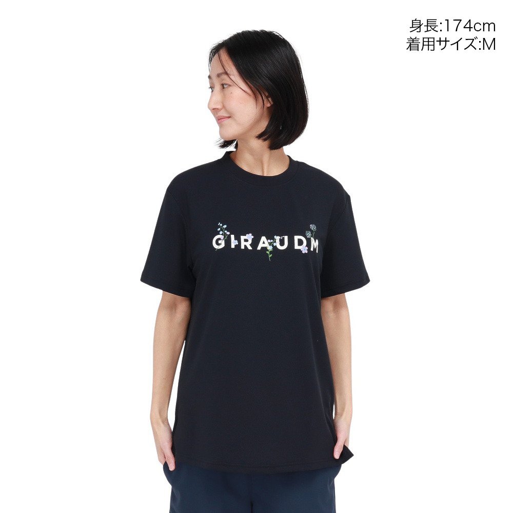 ジローム（GIRAUDM）（レディース）ドライプラスクール シャインブロック スループラス UV BLOOM CT6S0029-TR864-GRSD NVY