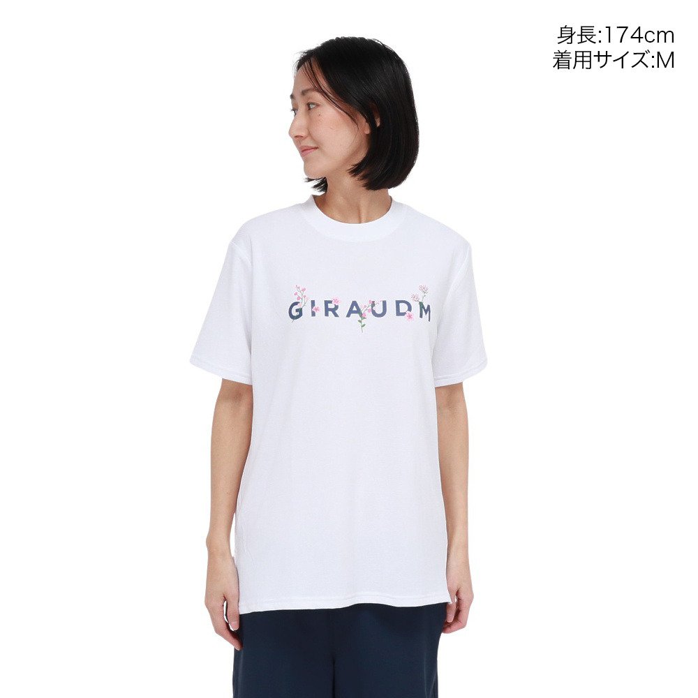 ジローム（GIRAUDM）（レディース）ドライプラスクール シャインブロック スループラス UV BLOOM CT6S0029-TR864-GRSD WHT