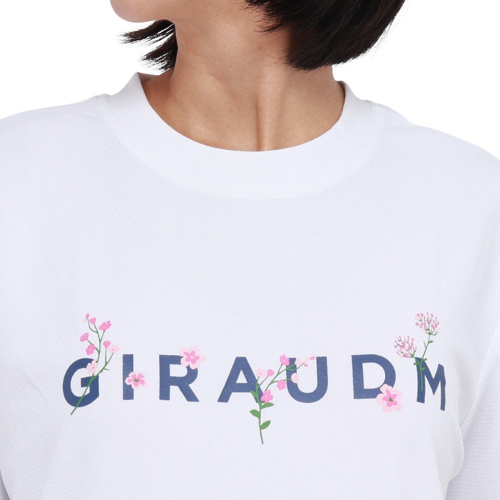 ジローム（GIRAUDM）（レディース）ドライプラスクール シャインブロック スループラス UV BLOOM CT6S0029-TR864-GRSD WHT