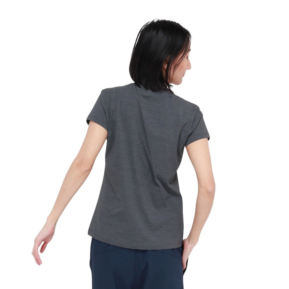ジローム（GIRAUDM）（レディース）ドライプラス シャインブロック フローラル 半袖Tシャツ CT6S0031-TR864-GRSD CGRY