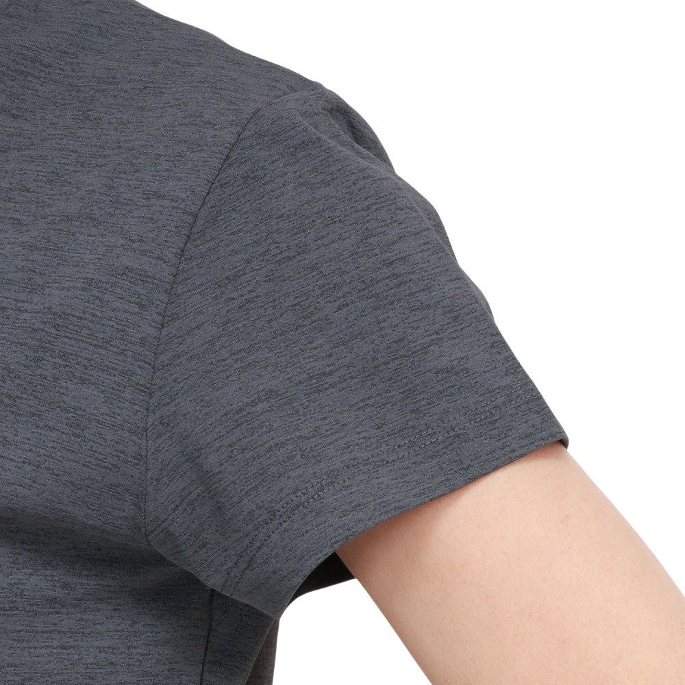 ジローム（GIRAUDM）（レディース）ドライプラス シャインブロック フローラル 半袖Tシャツ CT6S0031-TR864-GRSD CGRY