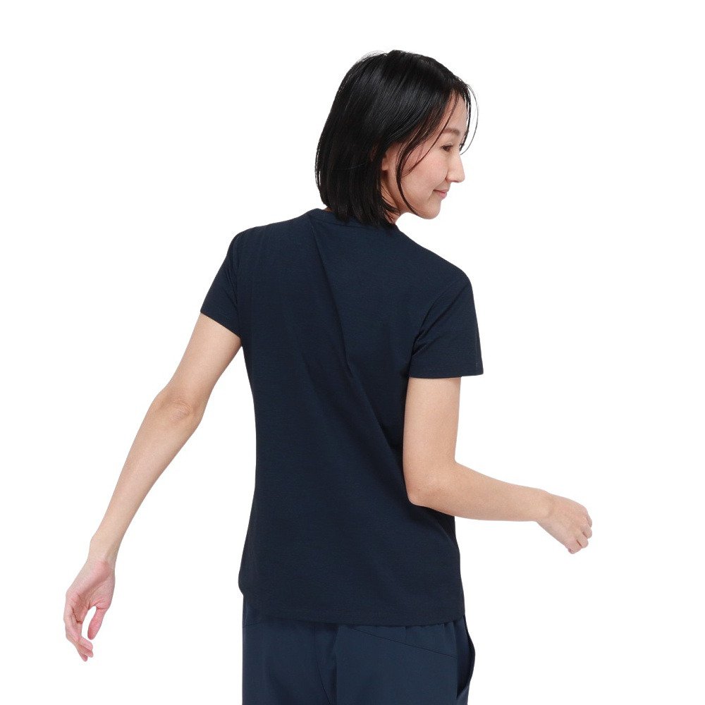 ジローム（GIRAUDM）（レディース）ドライプラス シャインブロック フローラル 半袖Tシャツ CT6S0031-TR864-GRSD NVY