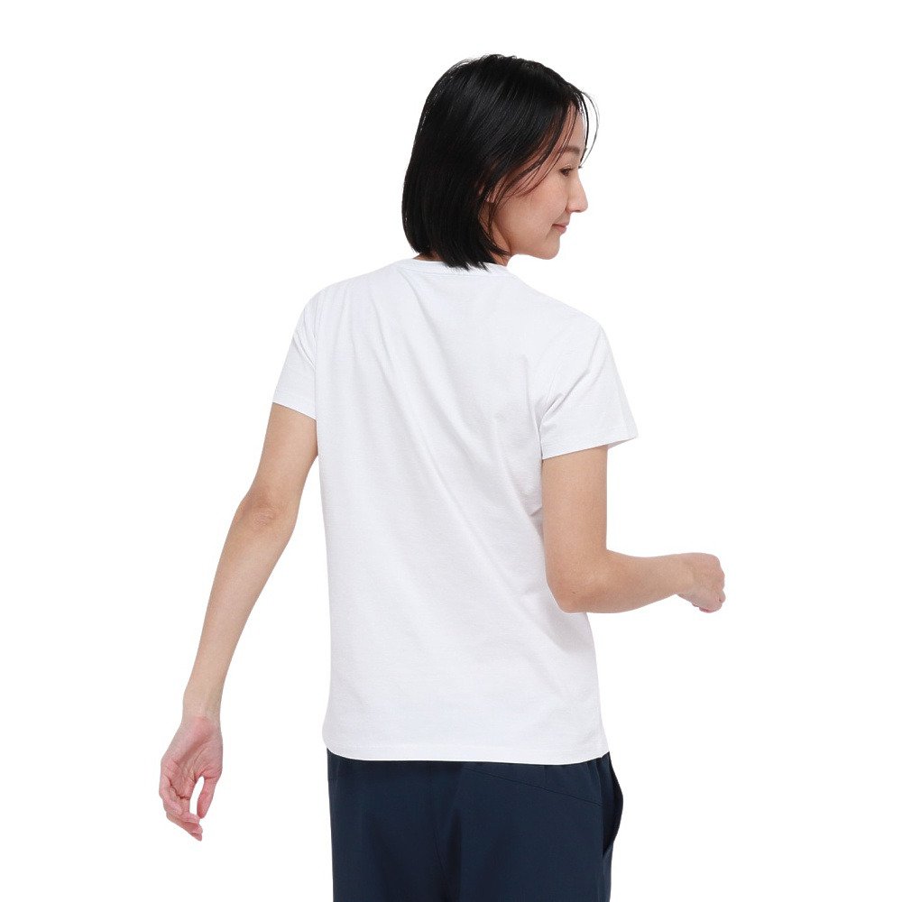 ジローム（GIRAUDM）（レディース）ドライプラス シャインブロック フローラル 半袖Tシャツ CT6S0031-TR864-GRSD WHT