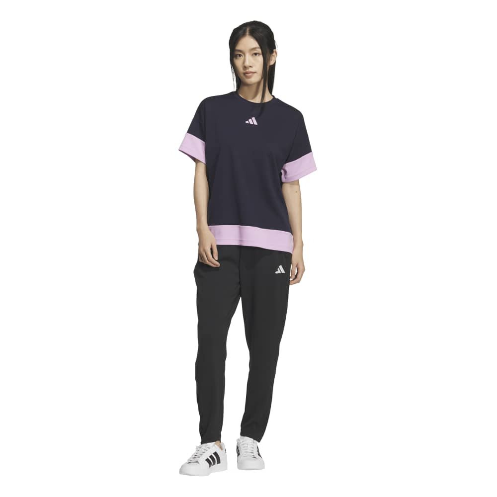 アディダス（adidas）（レディース）MUSTHAVES ルーズフィット カラーブロック 半袖Tシャツ TJ079-KF9201