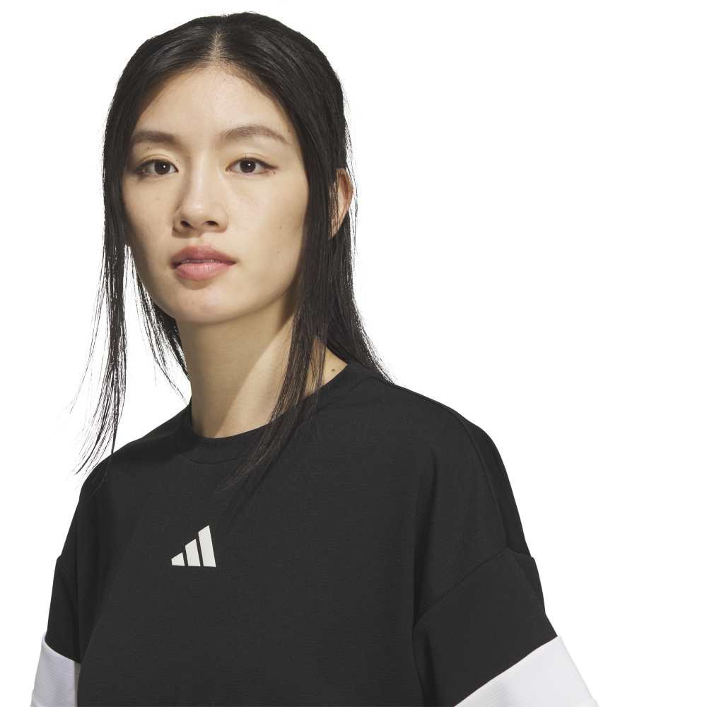 アディダス（adidas）（レディース）MUSTHAVES ルーズフィット カラーブロック 半袖Tシャツ TJ079-KF9202