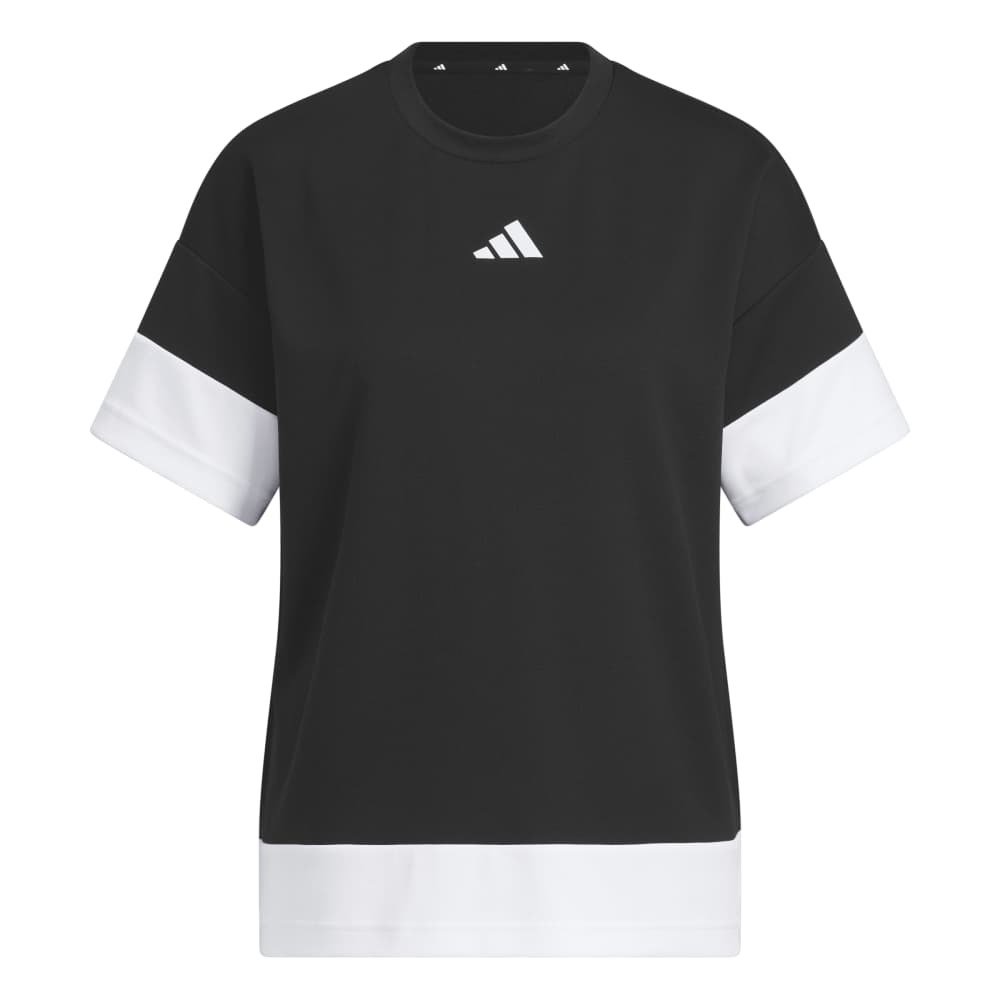 アディダス（adidas）（レディース）MUSTHAVES ルーズフィット カラーブロック 半袖Tシャツ TJ079-KF9202