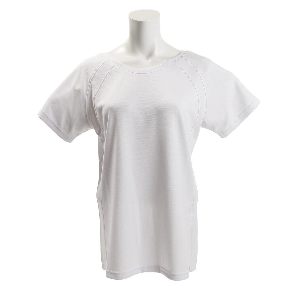  Tシャツ レディース 半袖 ドライプラス カラーメッシュ 864G8CD5693 WHT オンライン価格