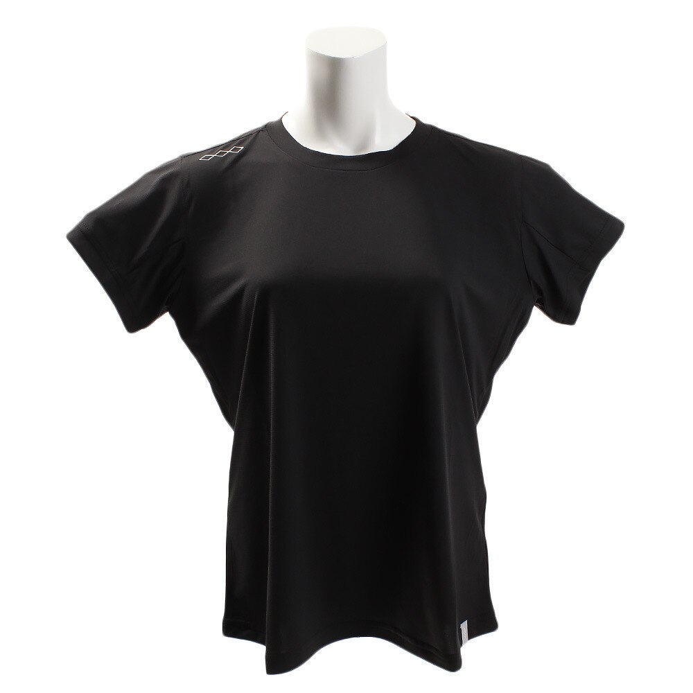  【多少の傷汚れありの為大奉仕】Tシャツ レディース 半袖 サイクルエアー 864G8ID5695 BLK オンライン価格