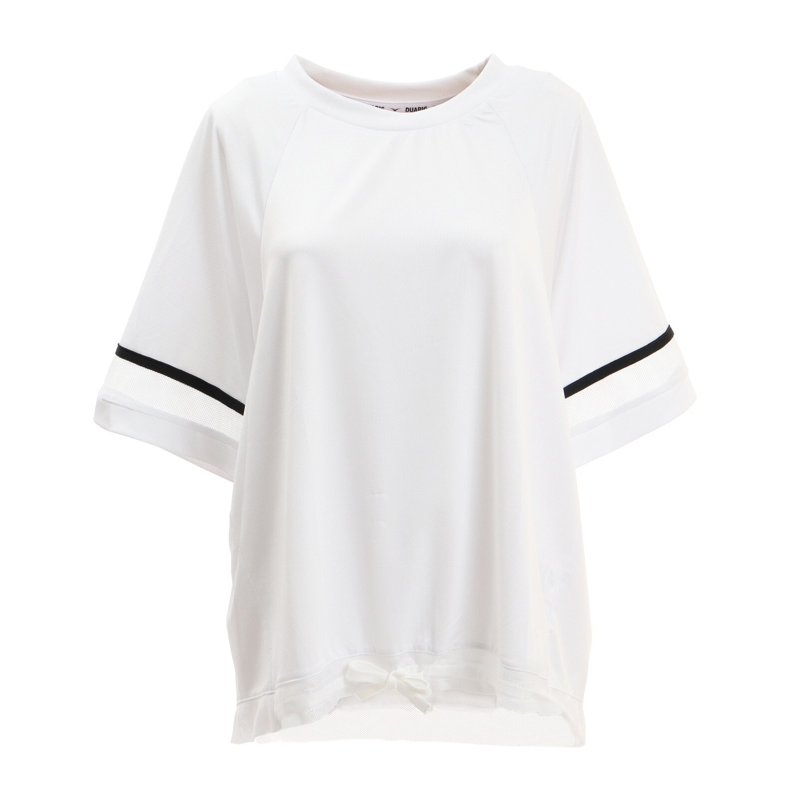  【多少の傷汚れありの為大奉仕】Tシャツ レディース 半袖 Through PLUS メッシュクール 864D9HD9248 WHT