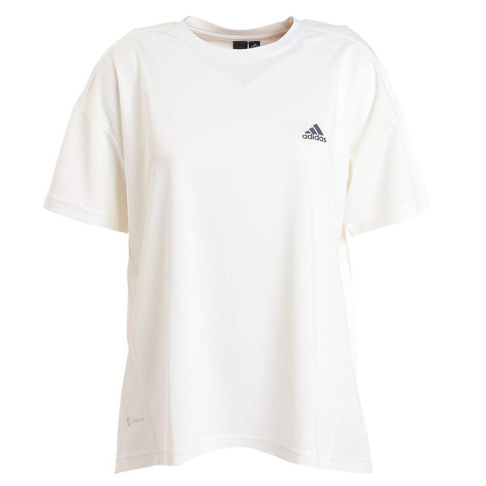 アディダス（adidas）（レディース）半袖シャツ レディース シーズナル ルーズフィット ピケ TERO  BUJ87-IA5187