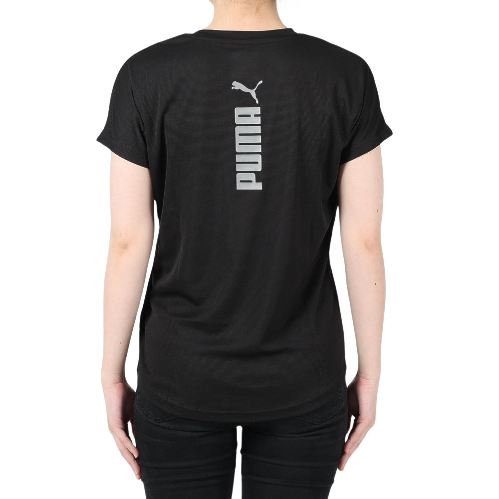 プーマ（PUMA）（レディース）半袖Tシャツ レディース ドライプラス UV 523780 01 BLK