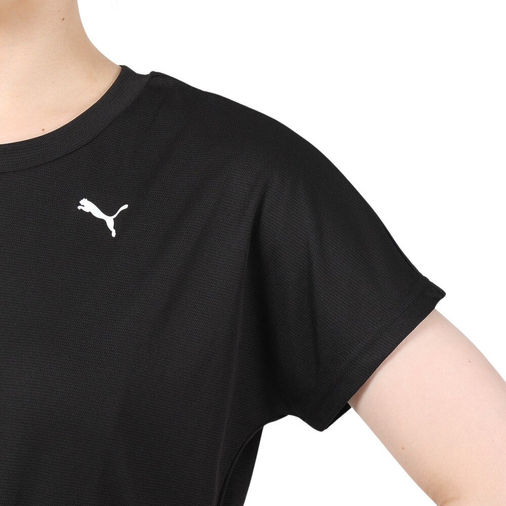プーマ（PUMA）（レディース）半袖Tシャツ レディース ドライプラス UV 523780 01 BLK
