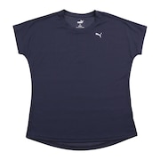 プーマ（PUMA）（レディース）半袖Tシャツ レディース ドライプラス UV 523780 43 NVY