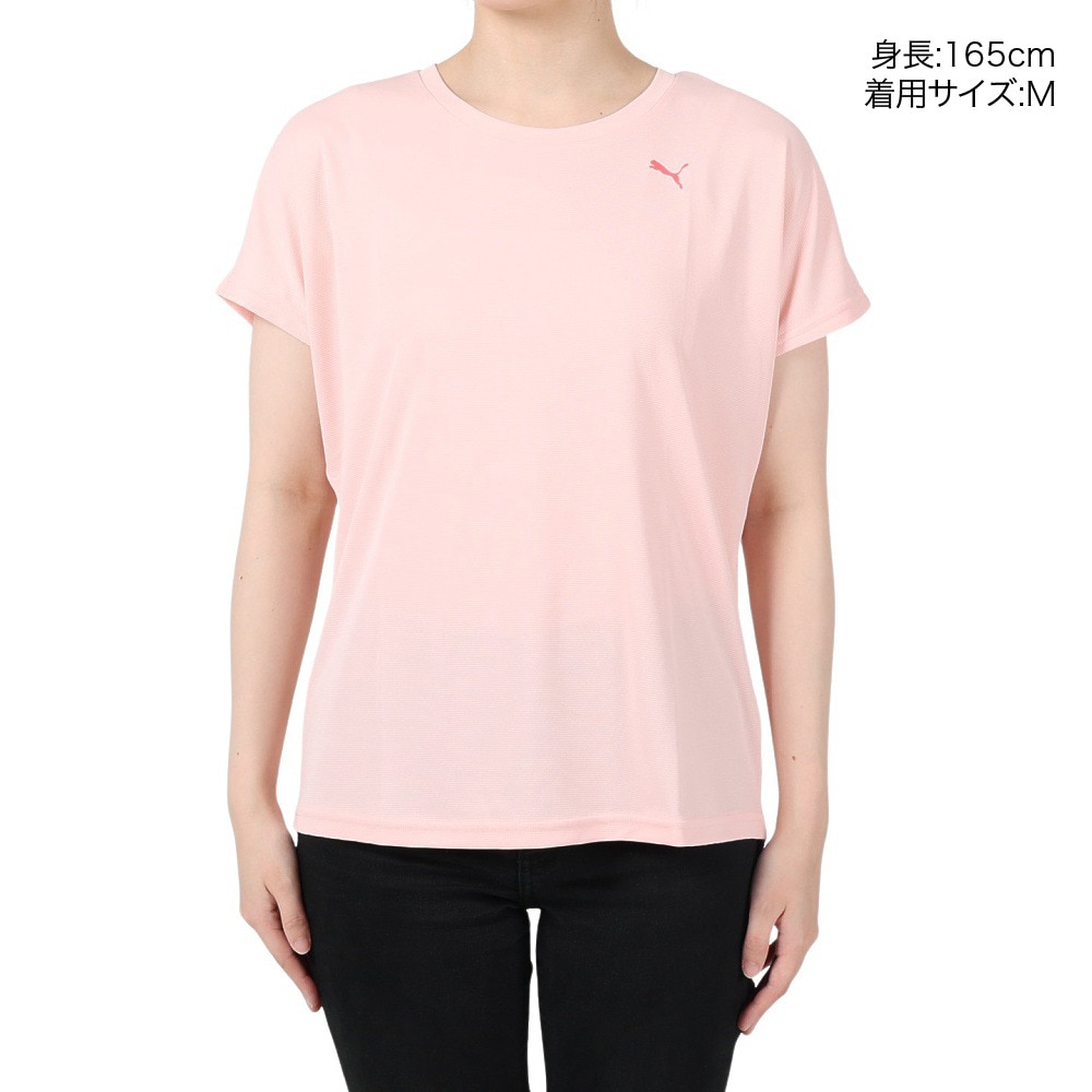 プーマ（PUMA）（レディース）半袖Tシャツ レディースドライプラス UV 523780 66 SPNK