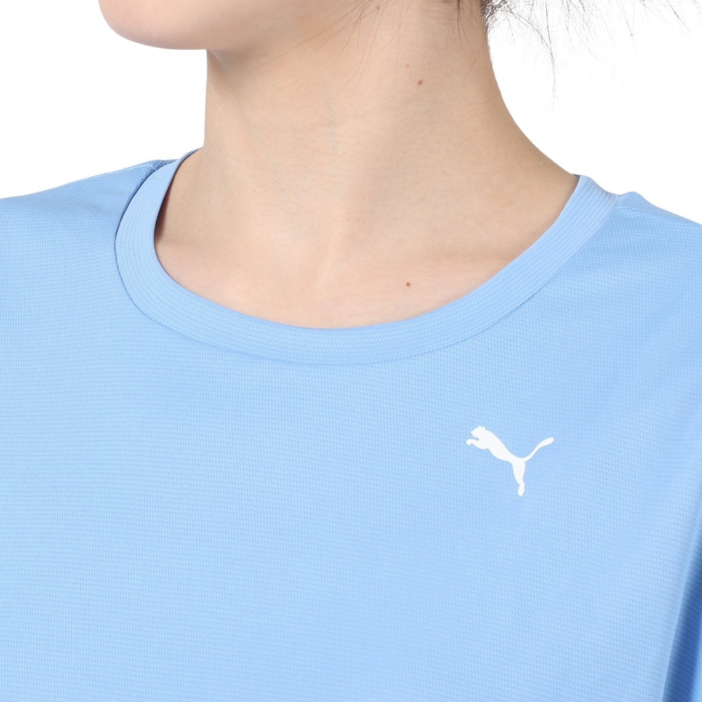 プーマ（PUMA）（レディース）半袖Tシャツ レディースドライプラス UV 523780 93 SAX