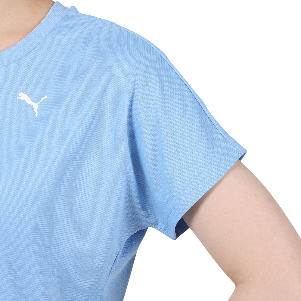 プーマ（PUMA）（レディース）半袖Tシャツ レディースドライプラス UV 523780 93 SAX