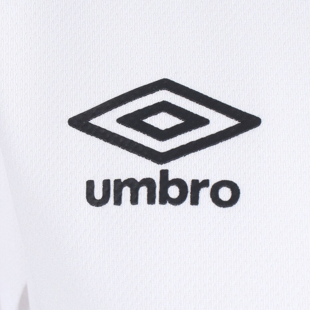 アンブロ（UMBRO）（レディース）半袖Tシャツ レディース ワンポイント ドライ UMWTJA56 WHT