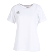 アンブロ（UMBRO）（レディース）半袖Tシャツ レディース ワンポイント ドライ UMWTJA56 WHT