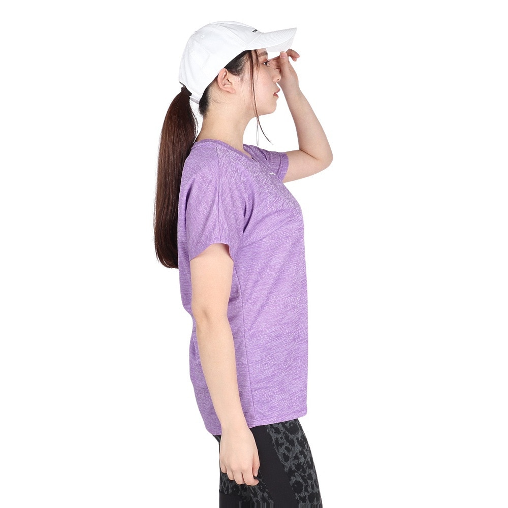 プーマ（PUMA）（レディース）アクティブ メッシュ ヘザー 半袖 Tシャツ 680746 50 PPL