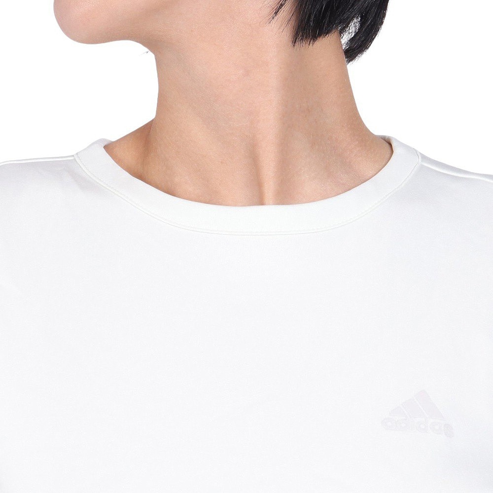 アディダス（adidas）（レディース）シーズナル スポーツウェア ルーズフィット ダブルニット リラックスTシャツ 半袖 JSY11-IM8718