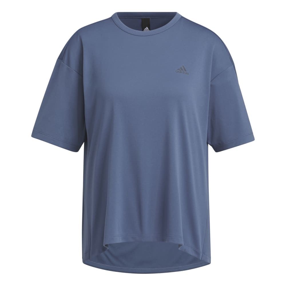アディダス（adidas）（レディース）ルーズフィット ダブルニット リラックス半袖Tシャツ JSY11-IM8720