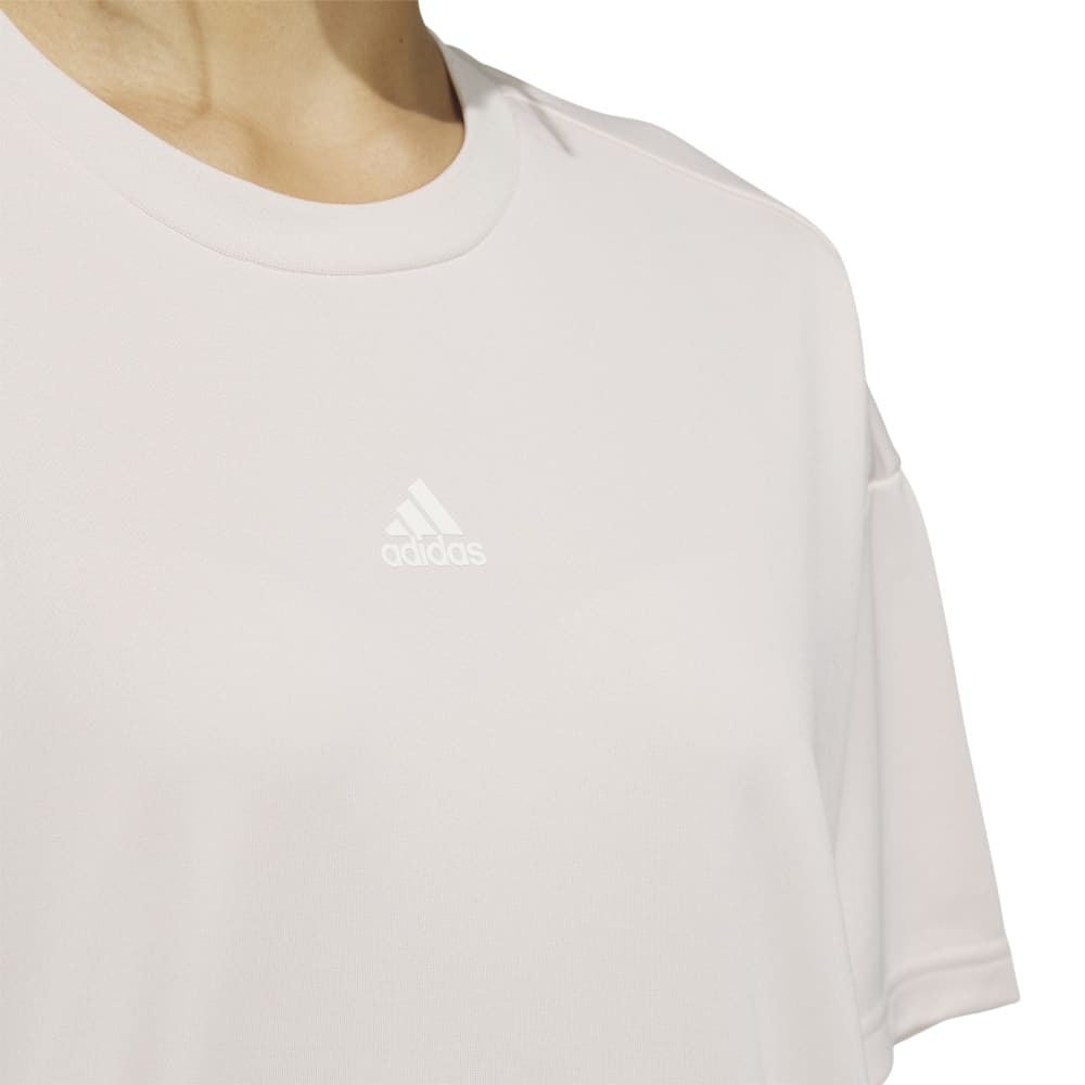 アディダス（adidas）（レディース）Tシャツ 半袖 シーズナル スポーツウェア ルーズフィット ピケ テロ Tシャツ 吸湿 JSY12-IM8721