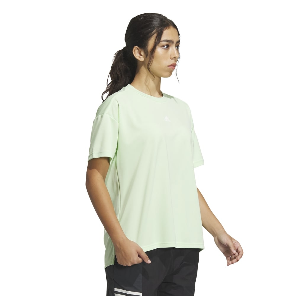 アディダス（adidas）（レディース）シーズナル スポーツウェア ルーズフィット ピケ テロ 半袖Tシャツ JSY12-IM8722