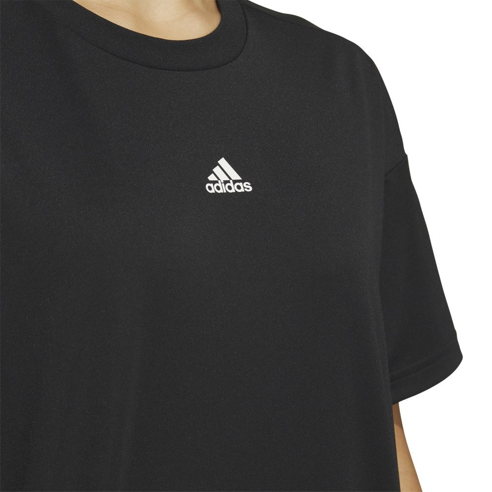 アディダス（adidas）（レディース）シーズナル スポーツウェア ルーズフィット ピケ テロ 半袖Tシャツ JSY12-IM8723